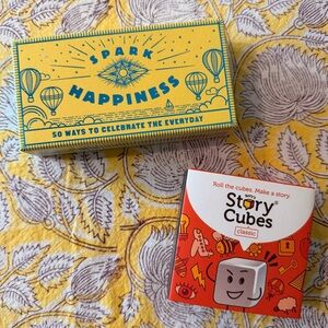 Spark Happiness & Story Cubes – Fun Mini Activity Set